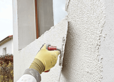 Штукатурка нанесение на фасад здания